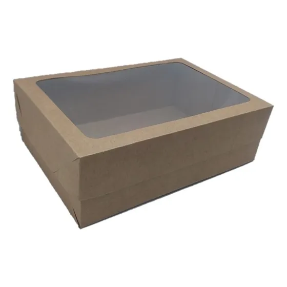 10 Caixas Com Visor Para 3 Panos De Prato - 22x15x7cm