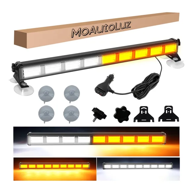 Barra Torreta Estrobo Luz Luces Código Policia 81led 19puLG