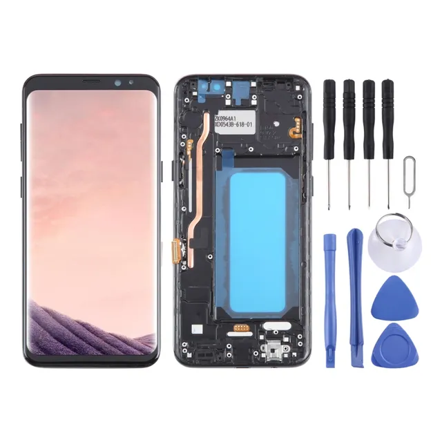 Tela Sjp-sjp-lcd Com Moldura Para Samsung Galaxy S8+sm-g955