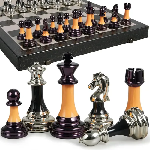 Woodenchessart Zagreb 1959 Solo Piezas De Ajedrez Doble Peso