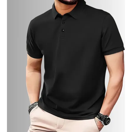 Camisa Gola Polo Masculina Pique Premium Algodão Confortável