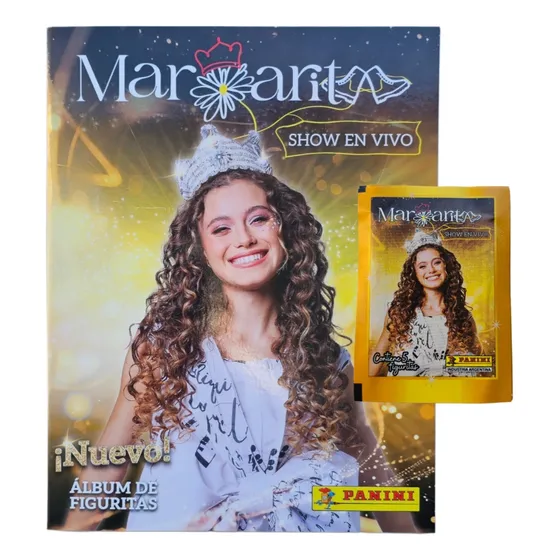 Figuritas Margarita Show En Vivo Panini Album + 20 Sobres Fs