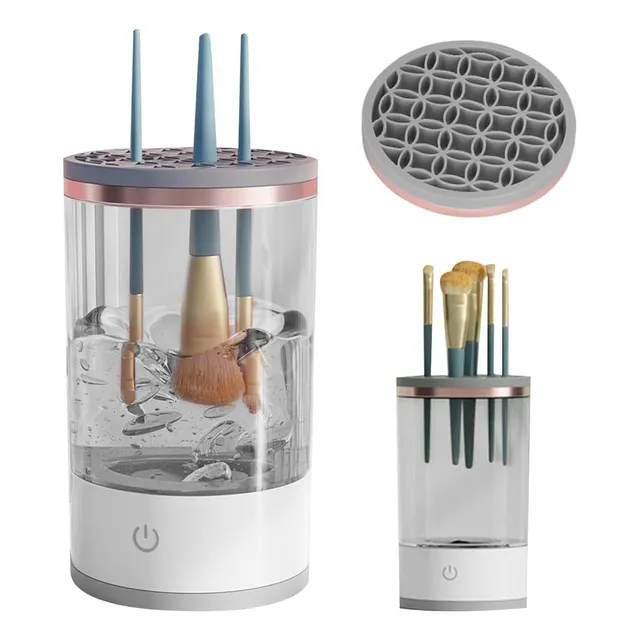 Limpiador Brochas Pinceles Maquillaje Eléctrico Usb Make Up