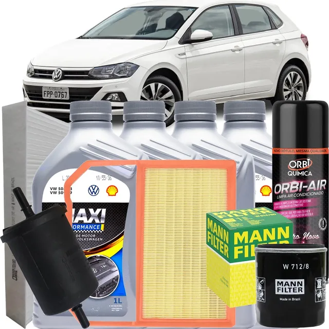 Kit Oleo 5w40 Original Vw Polo 1.0 Mpi 2019 2020 2021 2022