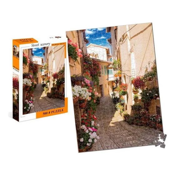 Puzzle 500 Piezas Calle Patio Italiano Ft325