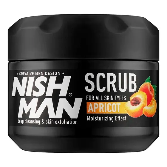 Crema Facial Nishman  Exfoliante Albaricoque 300ml