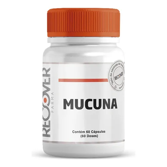 Mucuna 400mg - 60 Cápsulas (60 Doses) Sabor Natural