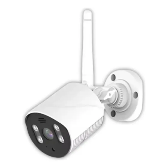 Cámara Ip Exterior Tipo Bala App Tuya Ip66 Visión Nocturna 
