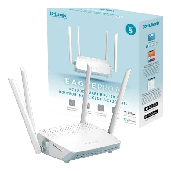 Router Wifi D-link Eagle Pro Ai Gigabit Ac1200 2.4/5 Ghz