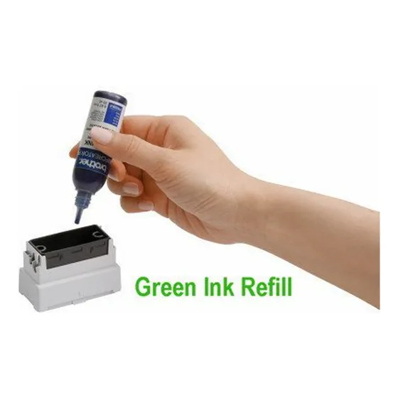 Recarga De Tinta Verde Para Stampcreator - Sello De Goma.