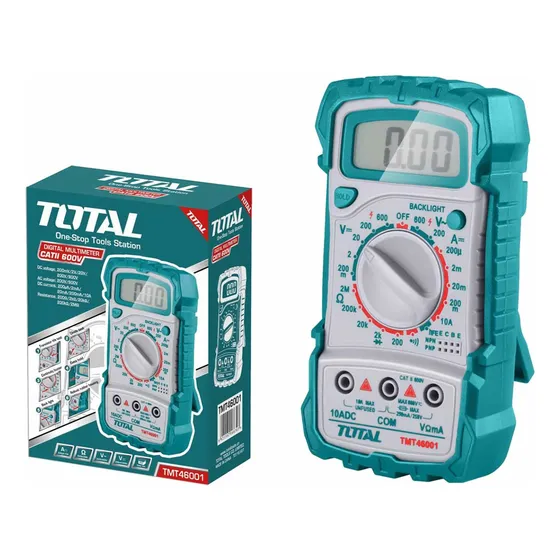 Tester Multímetro Digital Total Tmt46001 Catiii 600v
