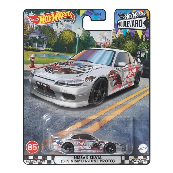 Hot Wheels Boulevard Nissan Silvia S15 Nismo Rtune Proto #85 Color Gris