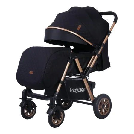 Coche Cuna Cambio De Manillar Voyage Berlin Pink
