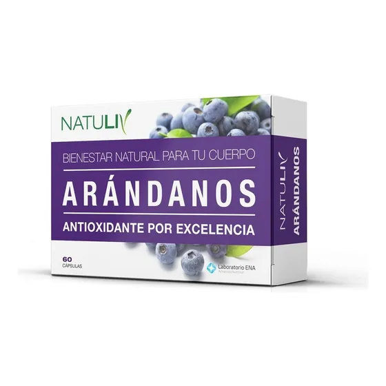 Natuliv Arándanos Antioxidante Por Excelencia 60 Capsulas Sabor Sin sabor