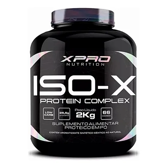 Iso-x Whey Protein Complex 2kg Xpro Nutrition Sabor Morango