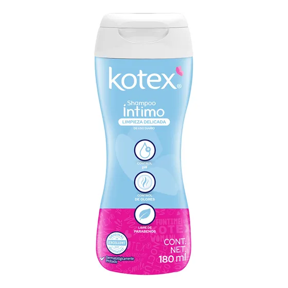 Shampoo Kotex  Limpieza Delicada 180ml
