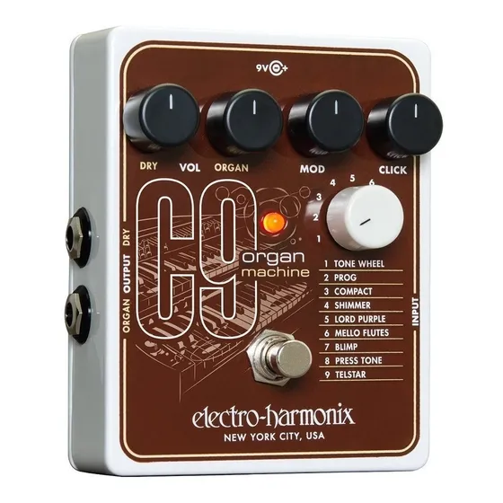 Pedal Electro Harmonix C9 Organ Machine Com Nota Fiscal**