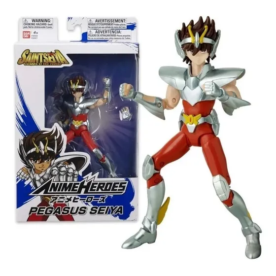 Caballeros Del Zodiaco Muñeco Figura Pegasus Seiya 17cm