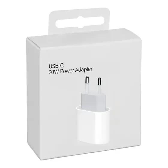 Cargador Power Adapter Usb Tipo C 20w Para iPhone Y Android Color Blanco | Cuotas sin interés