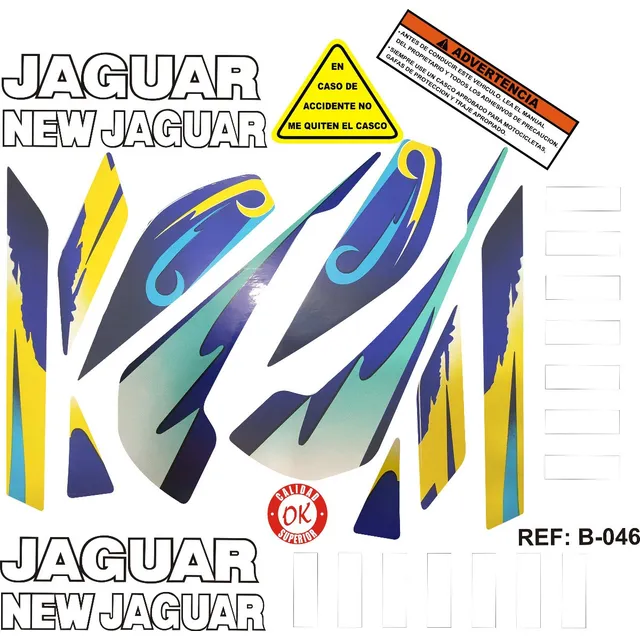 Calcomanias Para Moto Bera Jaguar Ava 150