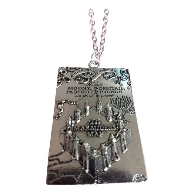 Collar De Harry Potter-the Marauders Map-mapa Del Merodeador