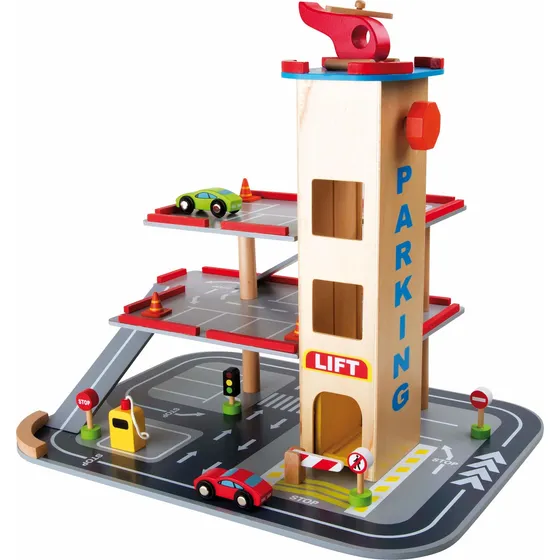 Juego Aparcamiento Madera Small Foot Centro Actividad 3