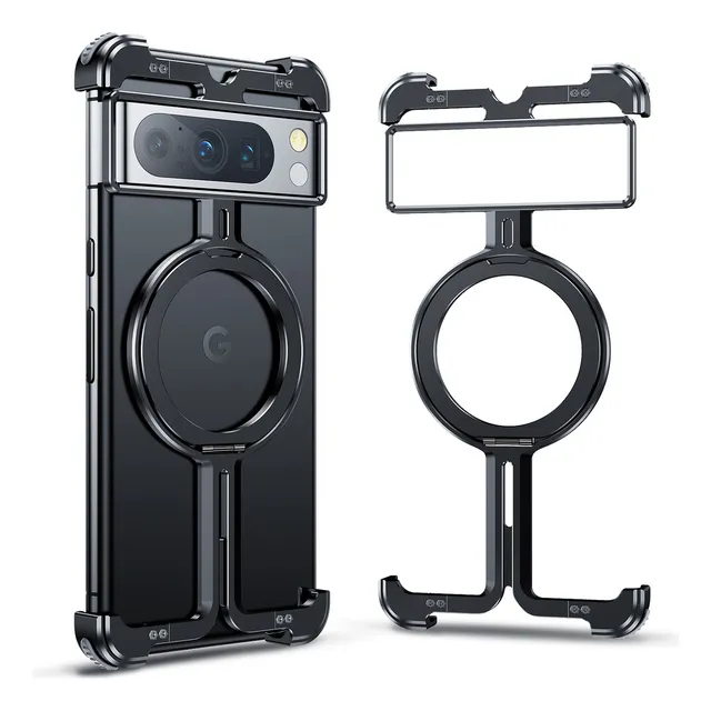 Funda Magnética Minimalista Con Anillo Para Google Pixel 8pr