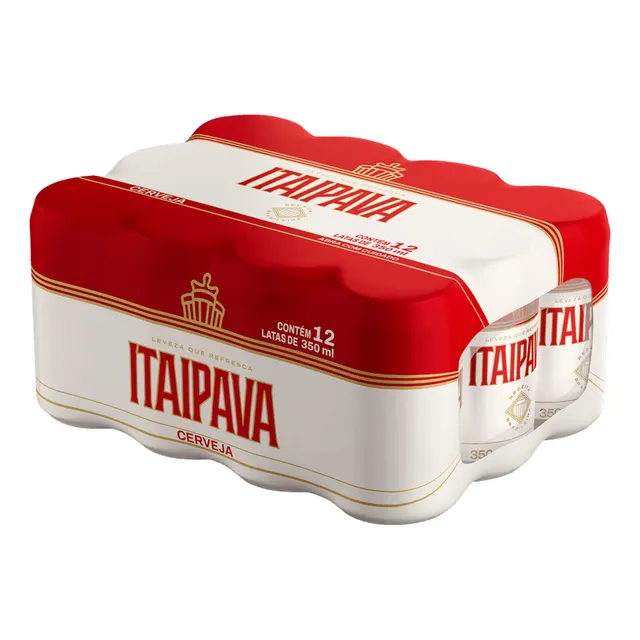 Cerveja Itaipava Pilsenclara lata 350ml 12 u