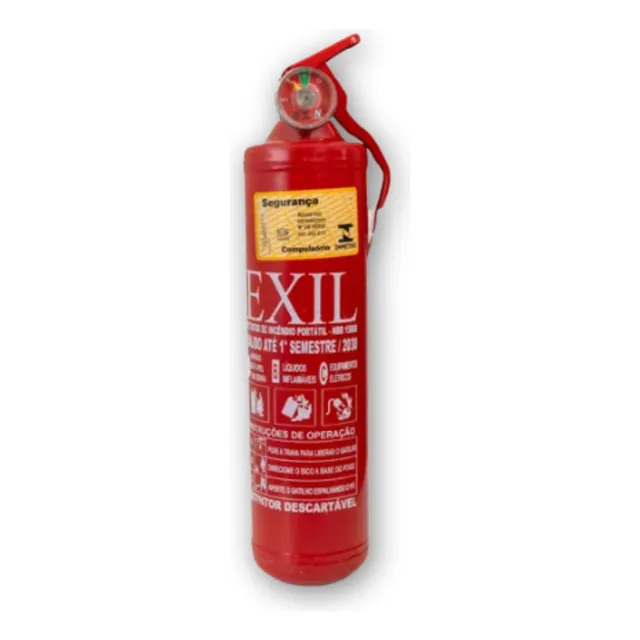 Extintor Veicular Abc 1kg Fino - Exil 5 Anos De Validade