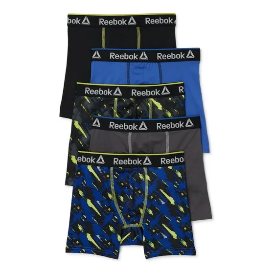 Boxer Para Niños Set De 5 Reebok Original Importado