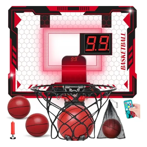 Mini Aro De Baloncesto Con Control Remoto Para