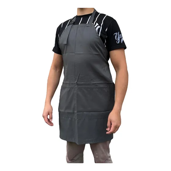 Delantal Cocina Unicolor Antifluido Chef Mesero Colores Vari
