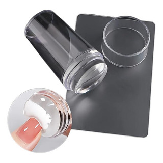 1 Kit De Sellos Para Decoración De Uñas Con Estampado Y Rasp 1 Kit De Sellos Para Decoración De Uñas Con Estampado Y Rasp