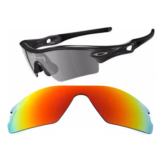 Lente Para Oakley Radar Path Color Fuego Espejo Polarizado