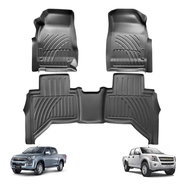 Tapetes Termoformados 3d 3 Piezas Chevrolet D-max 2014-2022