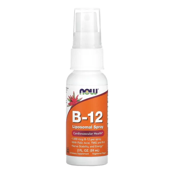 Lipospray De Vitamina B-12 Now Foods 60 Ml