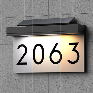 Lujoso Numero Casa Placa Decoración Identificador Luminoso Lujoso Numero Casa Placa Decoración Identificador Luminoso