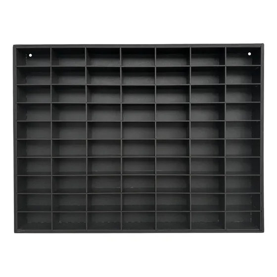 Expositor Porta Carrinhos Hotwhels Suporte 70 Nichos Mdf