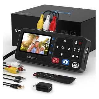 Convertidor Vhs A Digital Portta, Grabador De Vídeo 1080p Convertidor Vhs A Digital Portta, Grabador De Vídeo 1080p