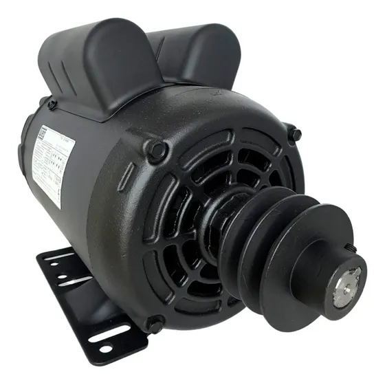 Motor De Betoneira Weg Monofásico 2cv 4p Baixa Rotação Polia