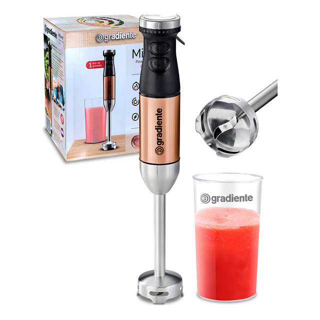 Mixer Gradiente Cobre Collection Pgmx402 Aço Inoxidável 600w Com Copo