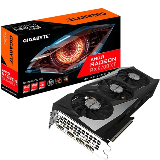 Tarjeta De Video Gigabyte Radeon Rx 6700 Xt Gaming Oc 12gb