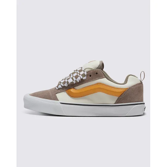 Championes Vans Knu Skool Marron Con Naranja