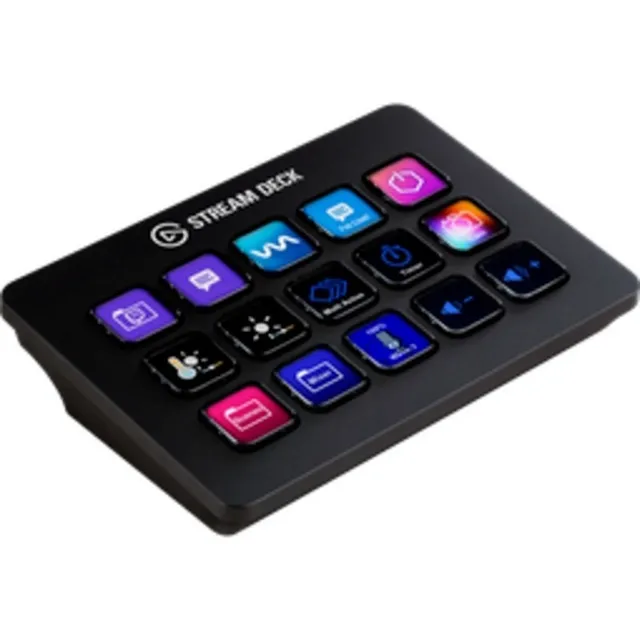 Controlador De Trasmisión Streamdeck Elgato Mk.2 Color del teclado Negro Idioma Español