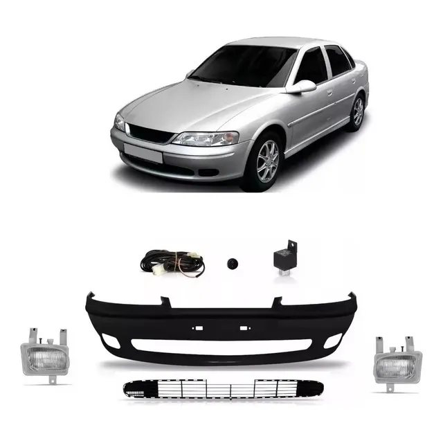 Kit Frente Vectra 1996 97 98 1999 Parachoque Farol De Milha