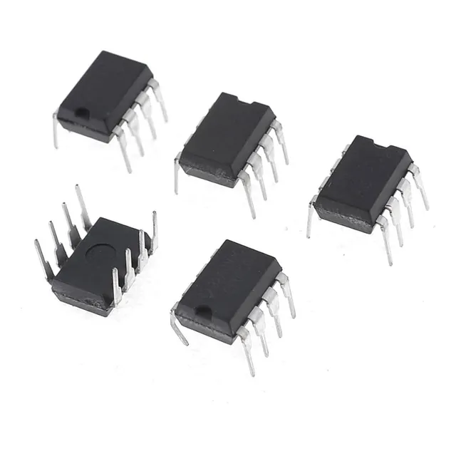 Amplificador Operacional Lm741 (5 Unidades) Electrónica 