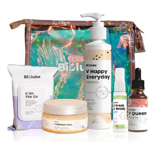 Pack Royalty Biolube Rutina completa + Necessaire + Exfoliante V Radiant