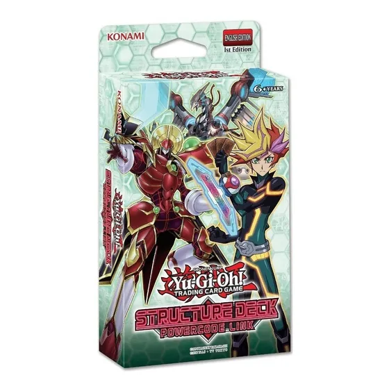 Deck Yu Gi Oh Estrutural Poder Codificar Link Cartas Yugioh