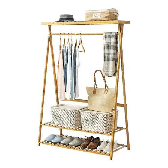 Perchero Colgador Exhibidor De Ropa Perchero Plegable 