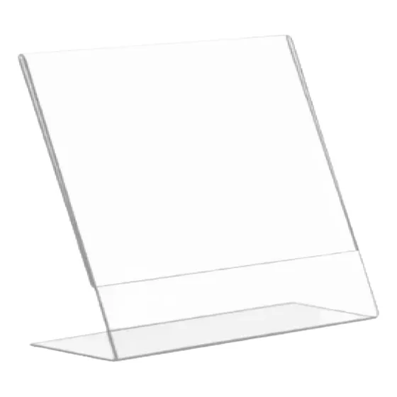 Porta Menu De Acrilico 10x15 Cm Horizontal (pack 5 Unid)